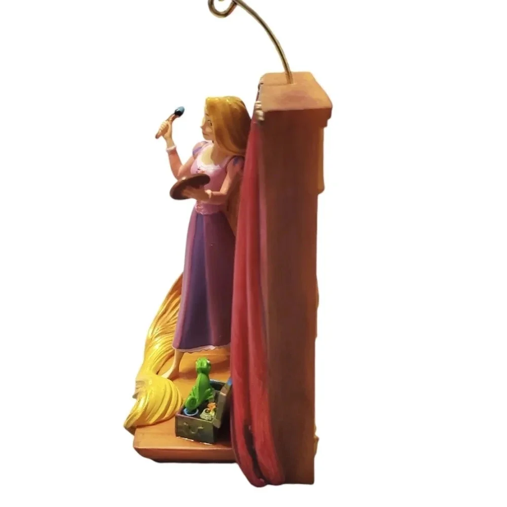 NWT Disney Parks Tangled Rapunzel & Pascal Sketchbook Christmas Ornament